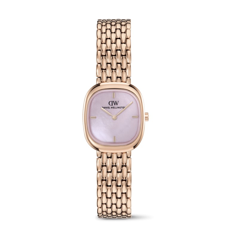 Daniel Wellington Watch - Corta Pink MOP Grain-Link Rose Gold