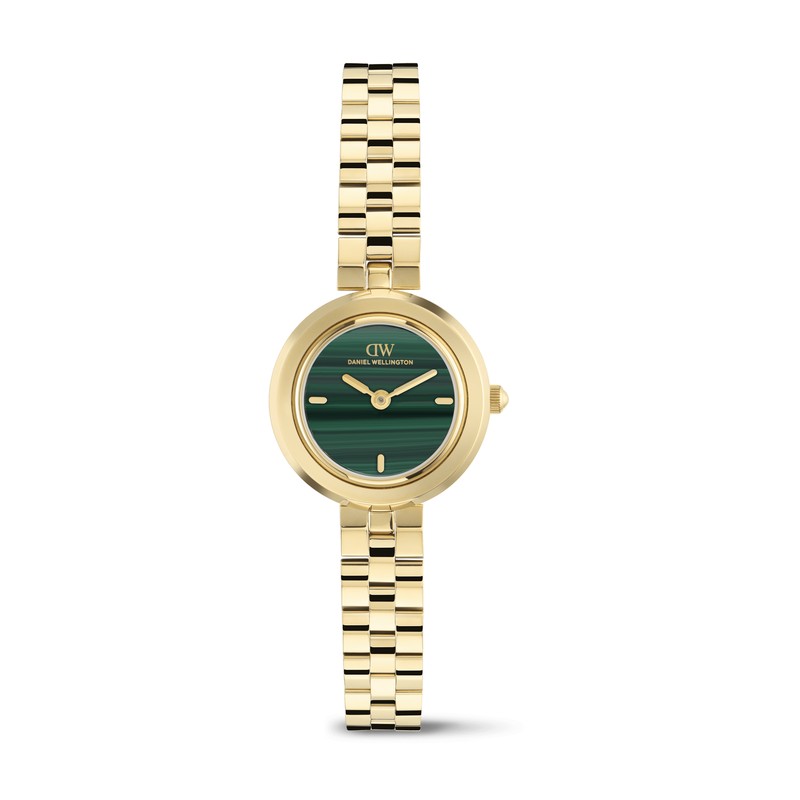 Daniel Wellington Watch - Aurea 3-Link Gold Malachite