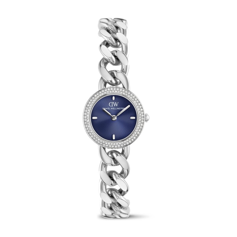 Daniel Wellington Watch - Ellips Watch Blue Crystal Silver