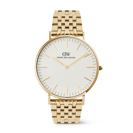 Daniel Wellington Watch - Classic 7-Link Gold