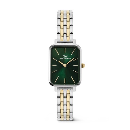 Daniel Wellington Watch - Quadro 5-Link Two-Tone Emerald