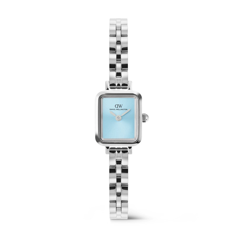 Daniel Wellington Watch - Quadro Mini Arch 3-Link Ice Blue Silver