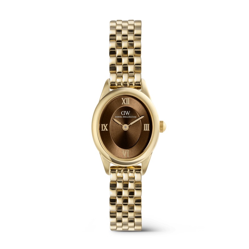 Daniel Wellington Watch - Ophelia Mini Beans Link Golden Amber