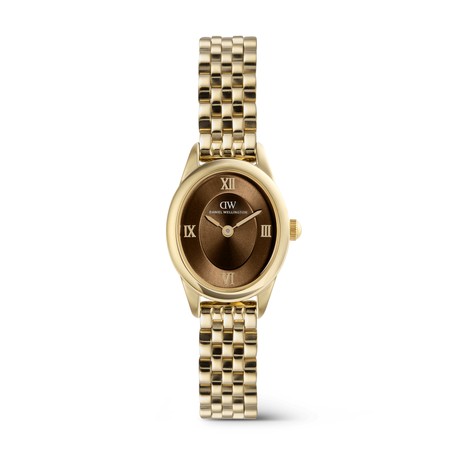 Daniel Wellington Watch - Ophelia Mini Beans Link Golden Amber