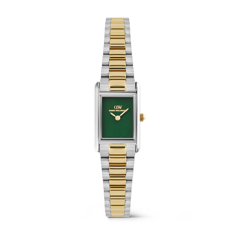 Daniel Wellington Watch - Bound Mini 3-Link Two-Tone Emerald