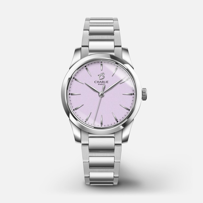 Montre Charlie Paris - AURORE Mauve