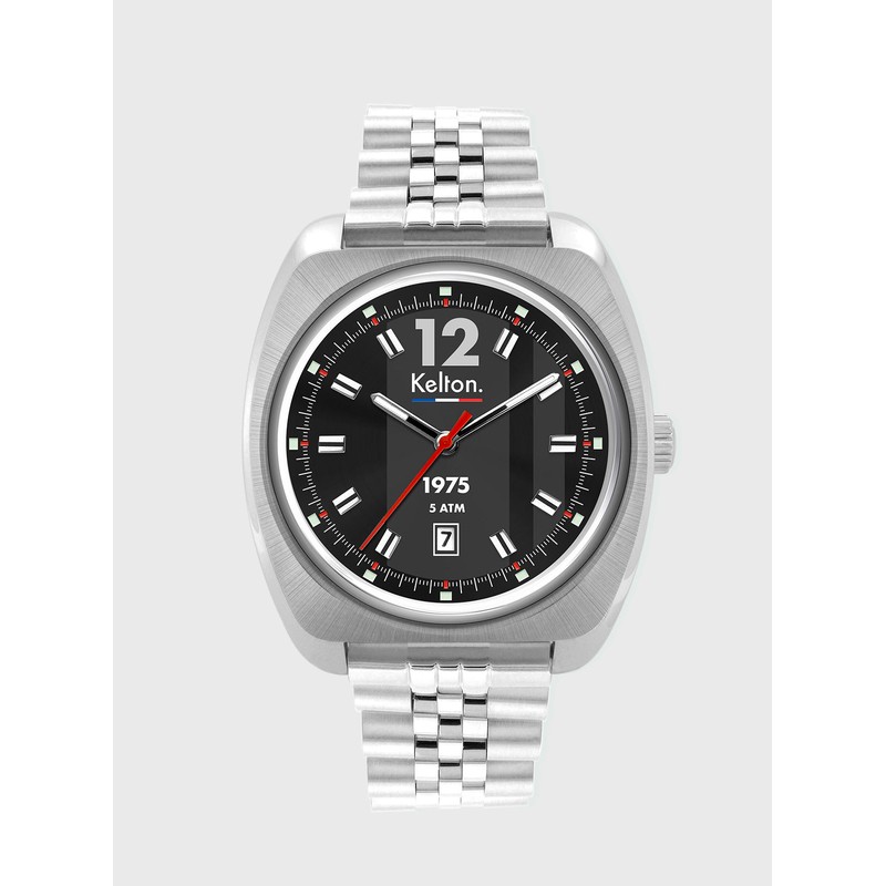Montre Kelton - RC 1975 Silver Black