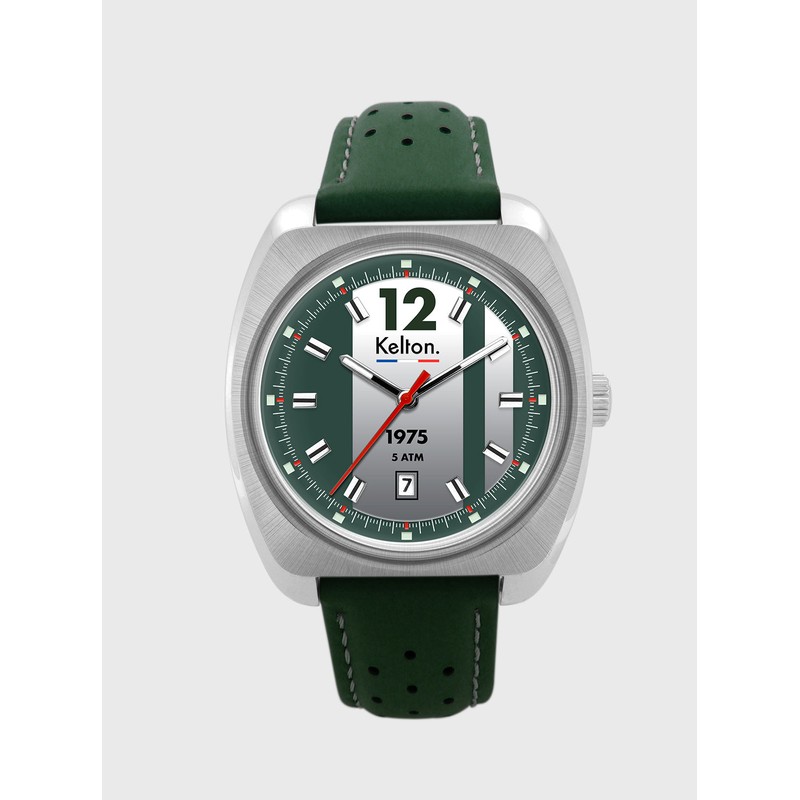Montre Kelton - RC 1975 Silver Green
