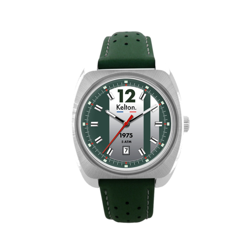 Montre Kelton - RC 1975 Silver Green