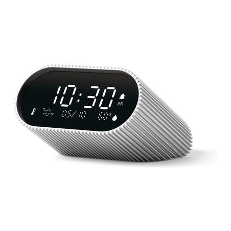 Réveil Lexon - Ray Clock - Alu Brut