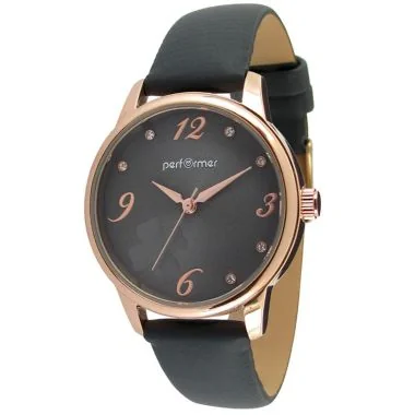 Profil  Montre Performer Femme Simili Cuir Noir - 70711122