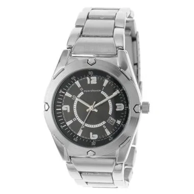Profil Montre Performer Homme Acier Argenté Cadran Noir - 7035522