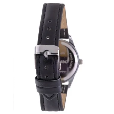 Dos Montre Performer Femme Alliage Argent Cuir Noir Lisse 70711312
