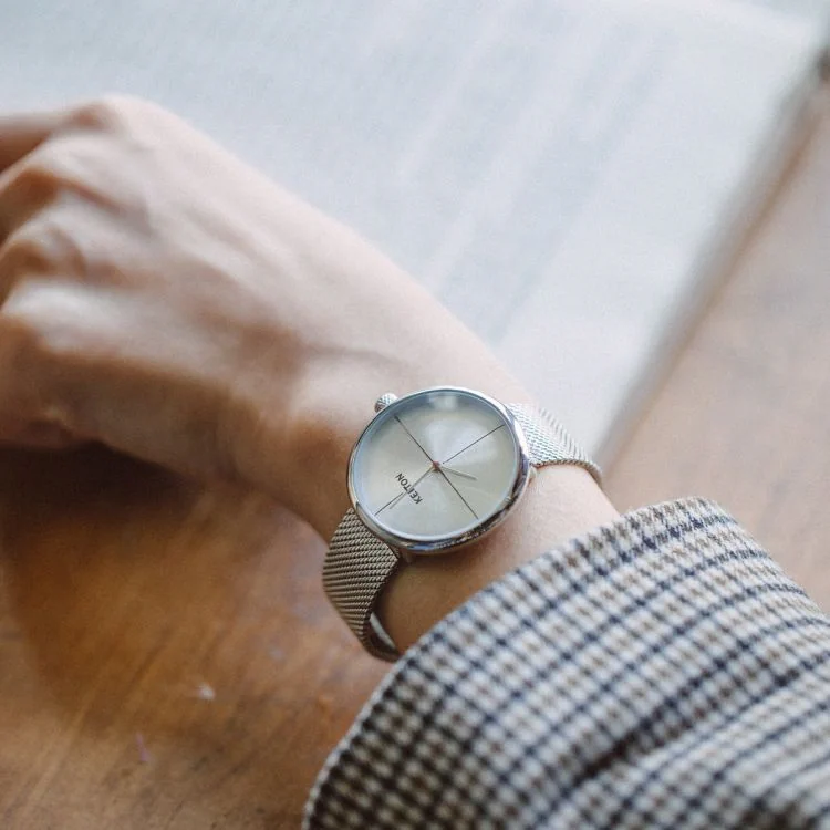Kelton - Montre Vintage Kelton - Vinyle Silver