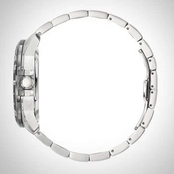 Profil montre homme officiel Patrouille de France Athos 6 Second Solo automatique cœur battant acier noir