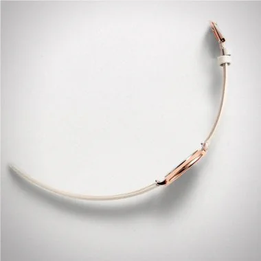  Profil Jonas & Verus Minor Girl acier cadran blanc bracelet cuir blanc surpiqûre beige lisse