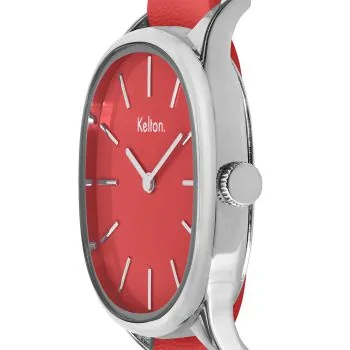 Montre Vintage Kelton - Colorama Rouge