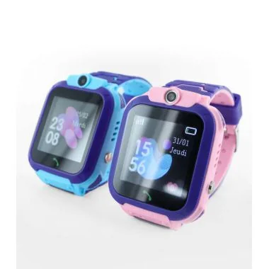 Montre Connectée Q12 - Enfant - Silicone Rose