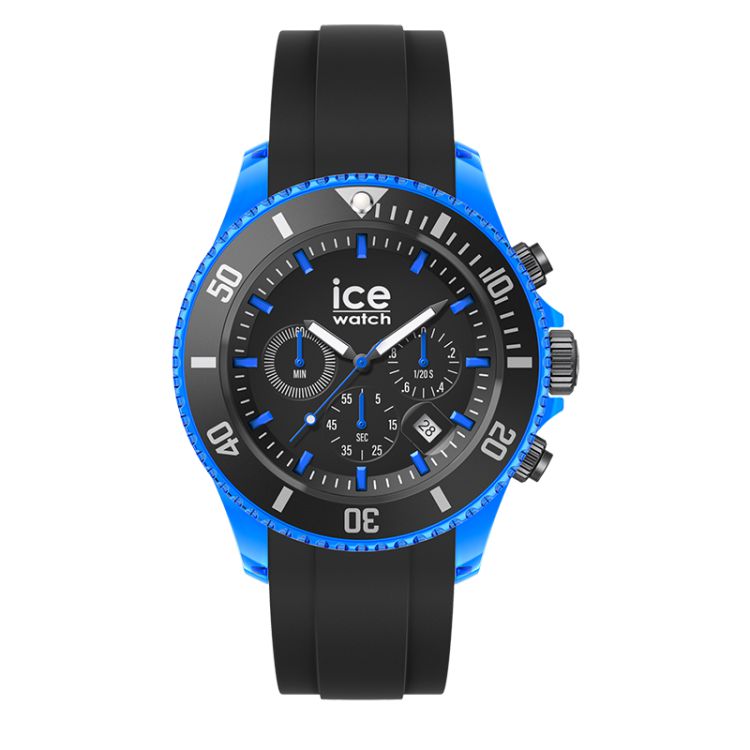 Face Ice Watch - Ice Chrono Homme Bleu et Noire
