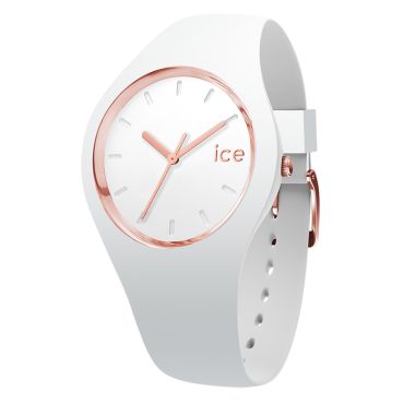 Face Ice Watch - Ice Glam Femme Blanche Doré/Rose