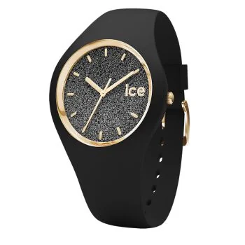 Ice-Watch Ice Glitter noire & dorée
