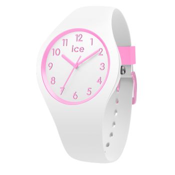 Face Ice Watch - Ice Ola Kids Enfant Blanche et Rose