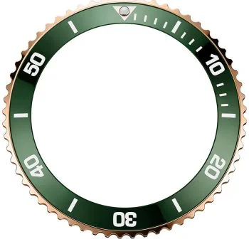 Lunette montre Fiyta Yachtsman Automatique Homme Cuir Marron Cadran Vert WGA867006.MNK