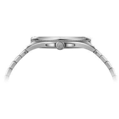 Côté Montre Fiyta Photographer Automatique Coeur Battant Argenté et Bleu GA860020.WLW
