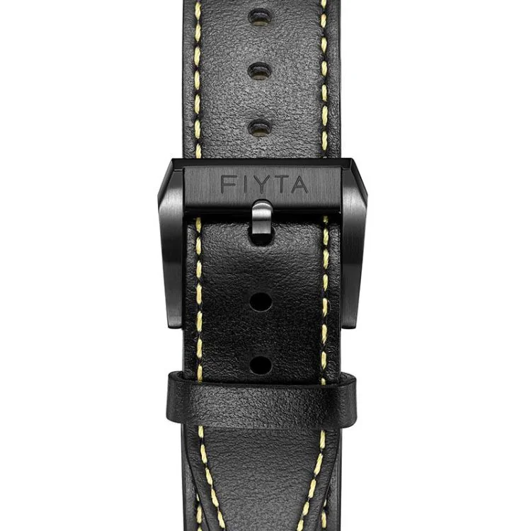 Fermoir Montre Fiyta Photographer Automatique Noir et Jaune GA860023.BBB