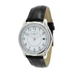 Montre Classique Performer Homme Cuir Noir Façon Croco Dateur - 70213412