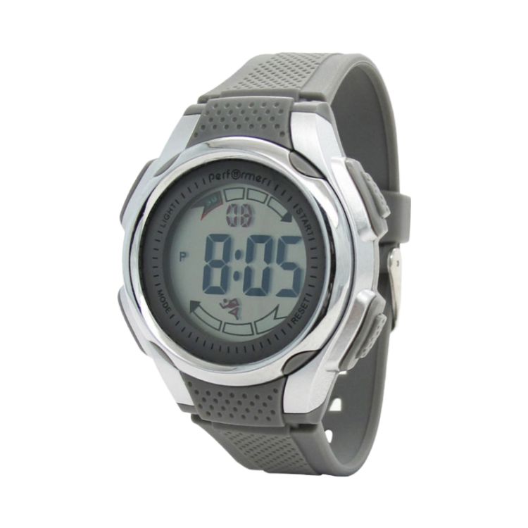 Face Montre Digitale Performer Silicone Gris Multifonctions - 70612922