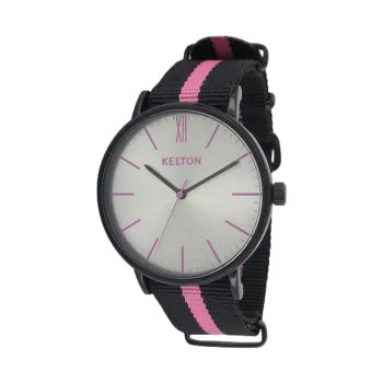 Face Montre Vintage Kelton - IDYLLIC Noire et Rose
