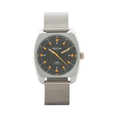 Face Montre Vintage Kelton - RC2 Noire Milanaise
