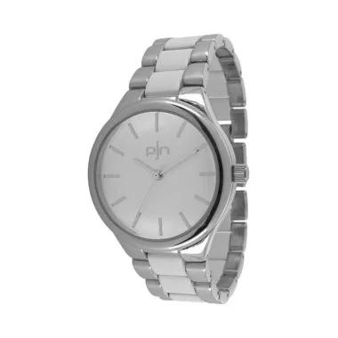 Pjn - Montre Classique Pallyjane Femme Métal Bicolore Blanc et Argenté - 4085312