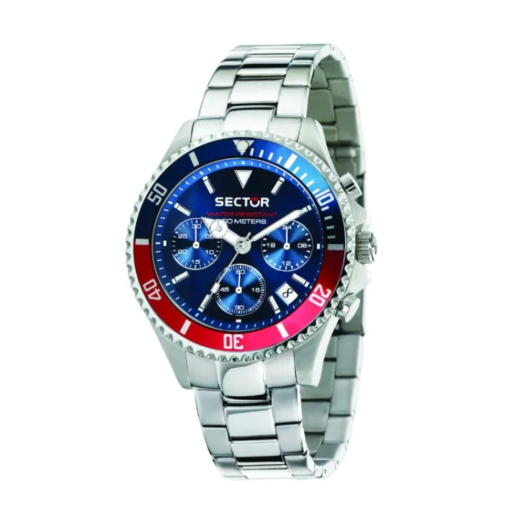 Sector 230 Watch - Chronograph - Blue and Red