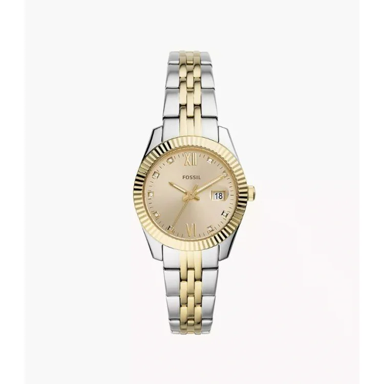 Fossil - Fossil Watch - Scarlette Mini - Two-Tone Stainless Steel in Gold and Silver - ES4949