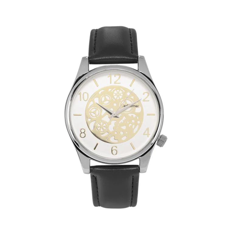 Performer Watch - Skeleton - Black Leather, White Dial - 70220512