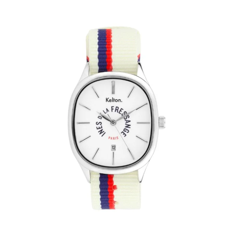Kelton x Ines de la Fressange Paris Watch - Grande Colorama - Sport Ecru