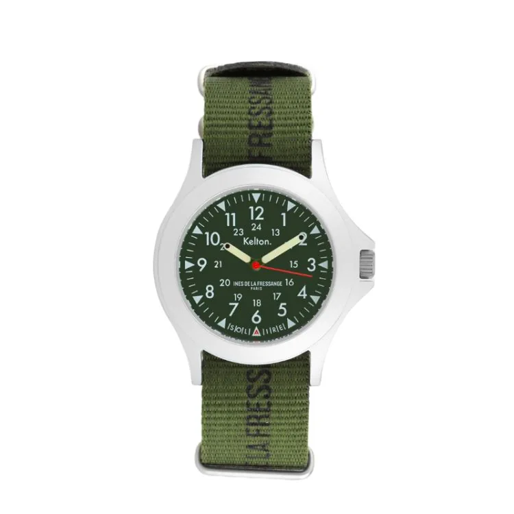 Kelton x Ines de la Fressange Paris Watch - Solaire - Field Khaki