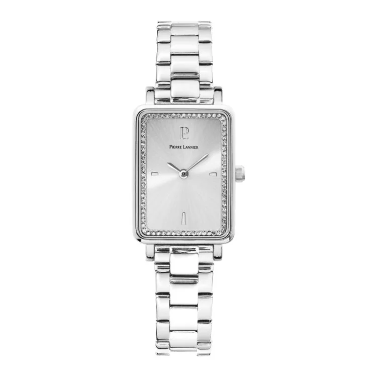 Pierre Lannier Watch - Ariane - Silver-Plated Steel with Rhinestones