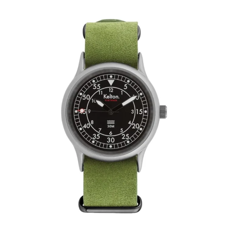 Kelton Watch - Vietnam 2 - Mechanical - Forest NATO Strap