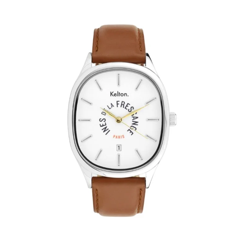 Kelton x Ines de la Fressange Paris Watch - Grande Colorama - Camel