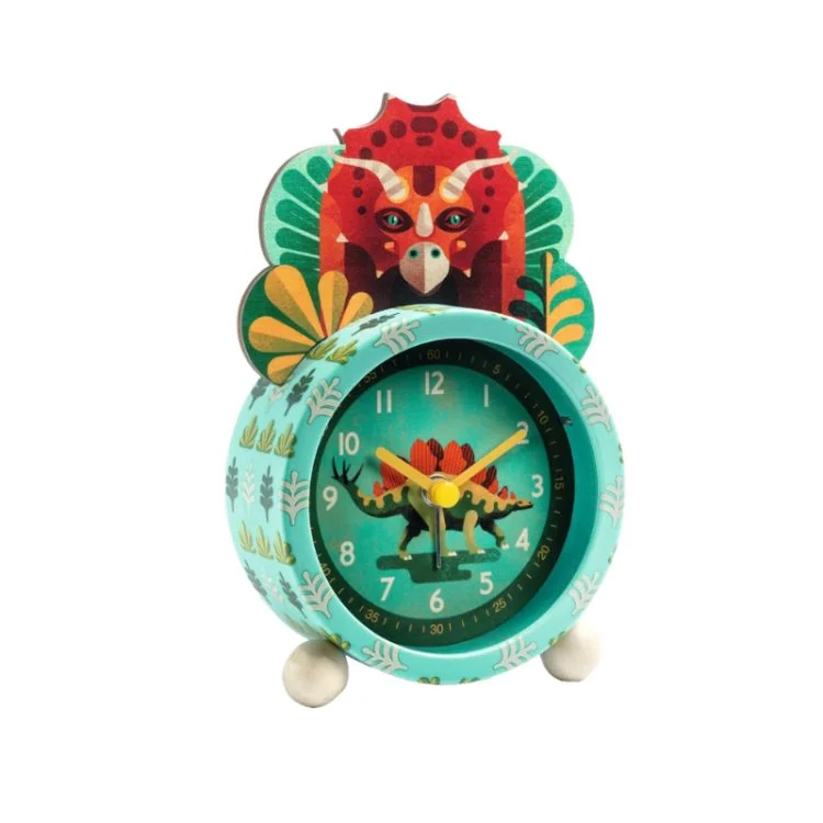 Djeco Alarm Clock - Children's Alarm Clock - Dinosaur