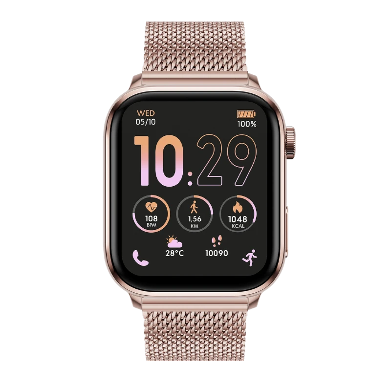 Ice-Watch Watch - Ice Smart 3.0 - Rectangular 1.78 - Smartwatch - Pink Milanese Mesh