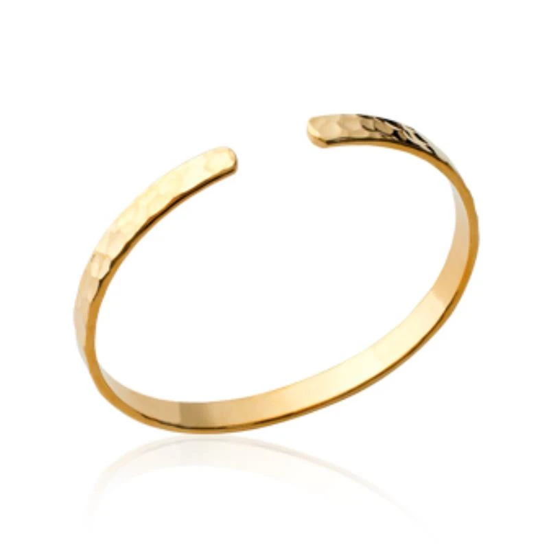 750 Gold-Plated Bangle, 3Mic, 56mm