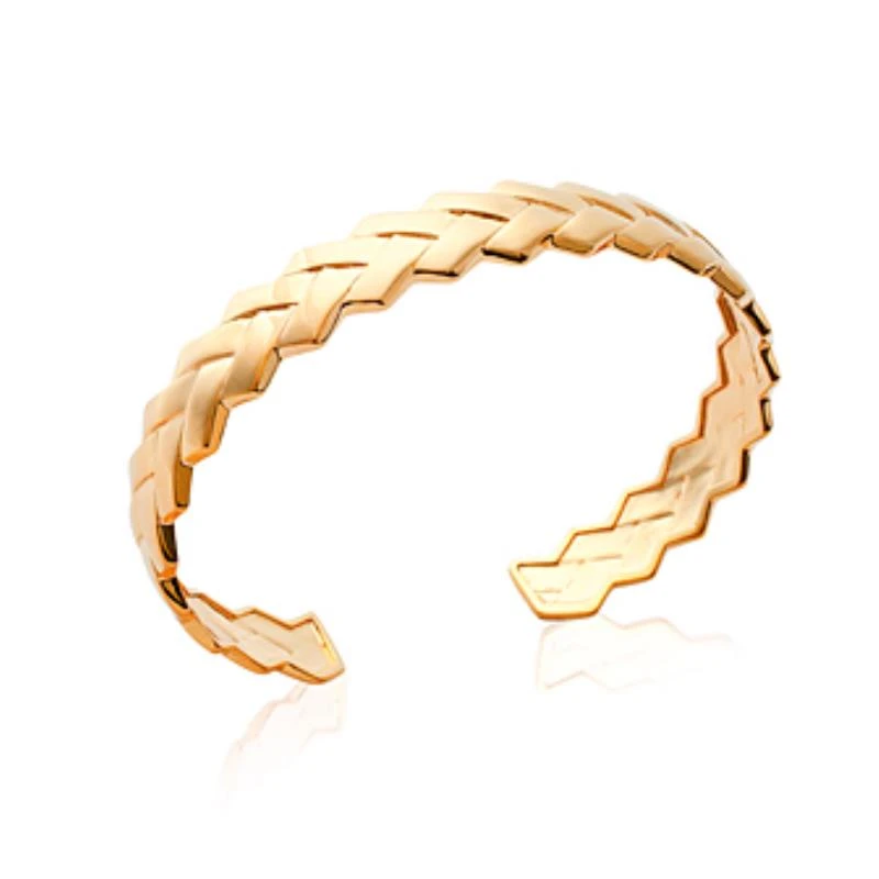 750 Gold-Plated Bangle, 3Mic, 58mm