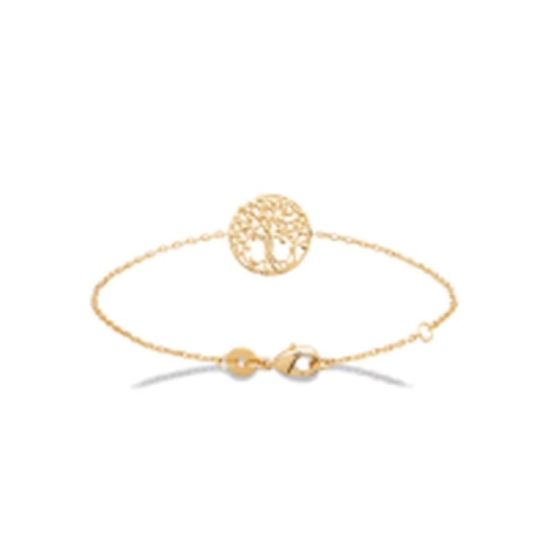 750 Gold-Plated Bracelet, 3Mic, 18 cm