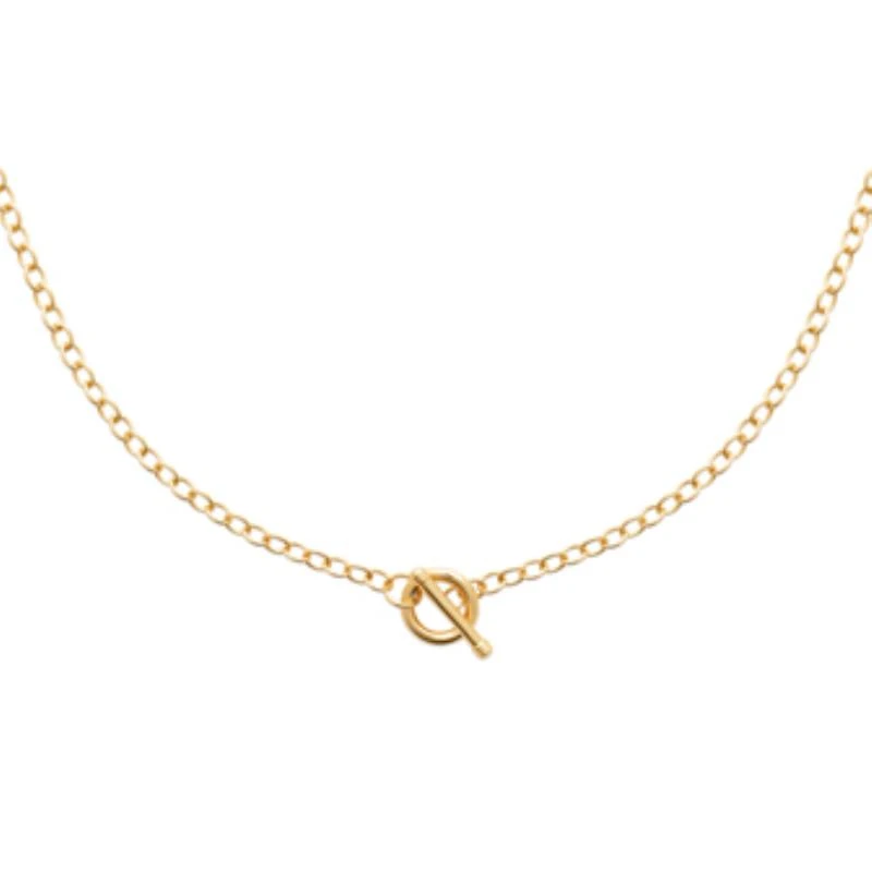 750 Gold-Plated Necklace, 3Mic, 45cm
