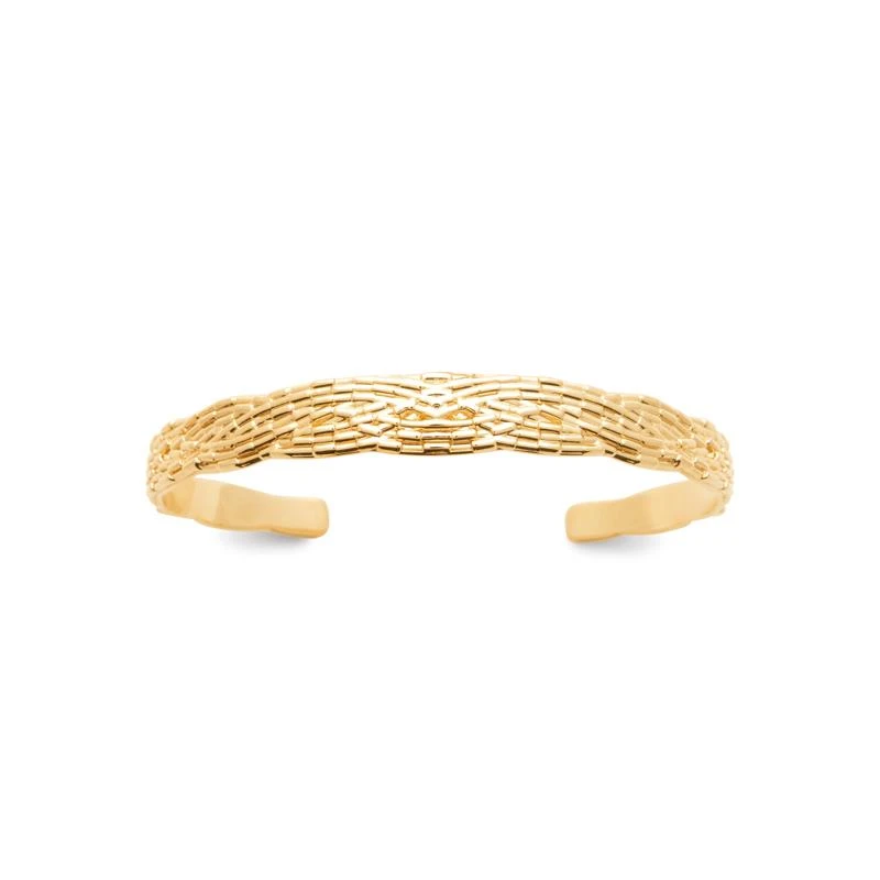 750 Gold-Plated Bangle, 3Mic, 58mm