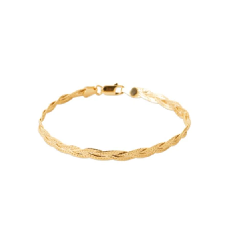 750 Gold-Plated Bracelet, 3Mic, 18 cm